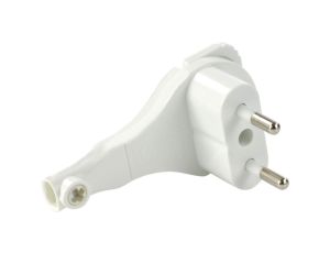 Wtyczka płaska biała 2P 16A WT-11P