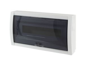 Rozdzielnica modułowa 1x18 natynkowa IP40 biała