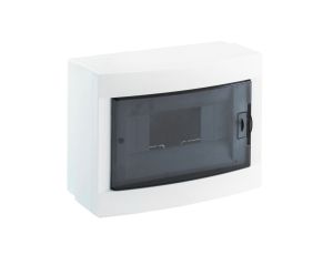 Rozdzielnica modułowa 1x8 natynkowa IP40 biała