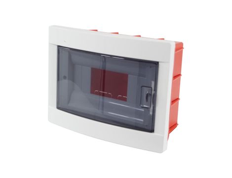 Rozdzielnica modułowa 1x8 podtynkowa IP40 biała