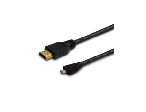 Kabel SAVIO cl-39 (HDMI M - Micro HDMI M 1m kolor czarny)