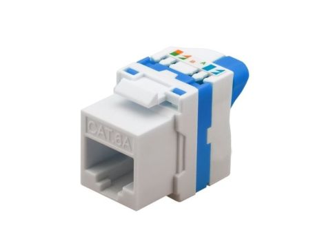 TECHLY SAMOZACISKOWY MODUŁ KEYSTONE RJ45 KAT.6A U/