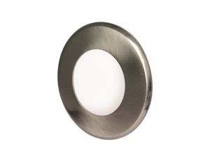 Oprawa downlight LED 3W 190lm 3800K/neutralna IP44/20 okrągły do wbudowania matowy chrom LED15 VEGA-R Matt Chrome 3W NW GXDW210