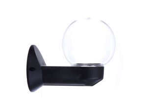 Oprawa ogrodowa E27 TOWER niska h 150mm kula fi 150mm transparentna 1303.001T
