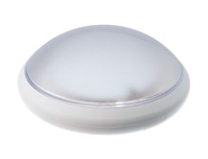 Oprawa CLASS, E27, 75W, biała-polipropylen, klosz przeźroczysty-poliwęglan, IP65, IK10 A2500-P