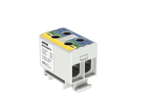Złączka OTL-PEN50 żółto-zielony, niebieski 2xAl/Cu 1,5-50mm 1000V AC / 1500V Zacisk uniwersalny do instalacji TN-C-S MAA2050P10