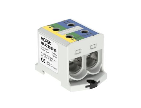 Złączka OTL-PEN150 żółto-zielony,niebieski 2xAl/Cu 25-150mm 1000V AC / 1500V Zacisk uniwersalny do instalacji TN-C-S MAA2150P10
