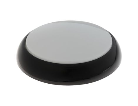 Oprawa KAJKO XL, E27, 75W, czarna-polipropylen, klosz matowy-poliwęglan, IP44, IK10 A2900CZ-MP