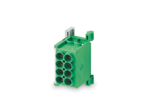 Blok rozdzielczy MAG25-2 kolor zielony 4x25mm 1000V/1500V AC/DC VDE MAG1250G32