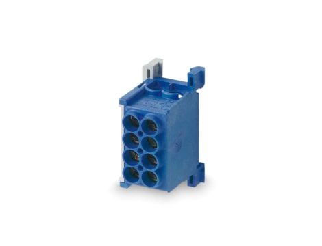 Blok rozdzielczy MAG25-2 kolor niebieski 4x25mm 1000V/1500V AC/DC VDE MAG1250B32