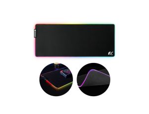 Gamingowa podkładka pod mysz klawiaturę z podświetleniem LED RGB NanoRS, 800x300x4mm, RS705