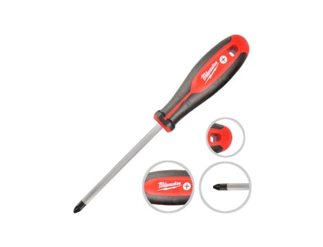 Wkrętak śrubokręt krzyżowy PH1 x 100mm MILWAUKEE