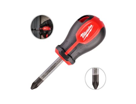 Wkrętak śrubokręt krzyżowy PZ2 x 45mm MILWAUKEE