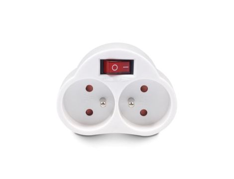 Gniazdko prądowe X2 z wyłącznikiem Maclean Energy MCE31 3680W MCE31