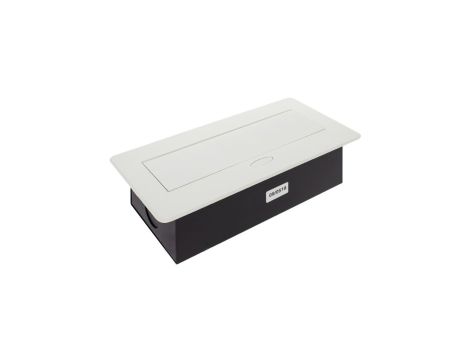 Gniazdo meblowe, blatowe 3x2P+Z 1,5m białe KOMBI BOX