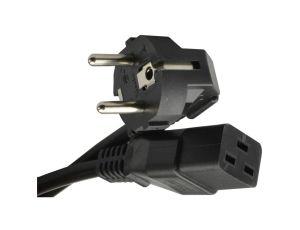 Kabel zasilający 230V 16A z gn. IEC320 C19 2m