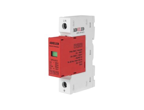 Ogranicznik przepięć T1+T2+T3 1P 1,2kV 8kA OPX-1P-B+C+D