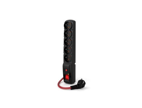 Listwa zasilająca ACAR F5 POWER 5gn.10m 16A czarna