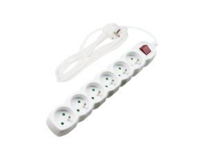 Przedłużacz 6-gniazd z/u 3m +wyłącznik pp72