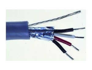 Wieloparowy kabel przemysłowy, 2 -parowy , 22 AWG AWG , izolacja PVC Ekranowany Przewód wielożyłowy