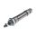 Siłownik dwustronnego działania ISO 6432 Ø 16mm, skok 10mm RS PRO