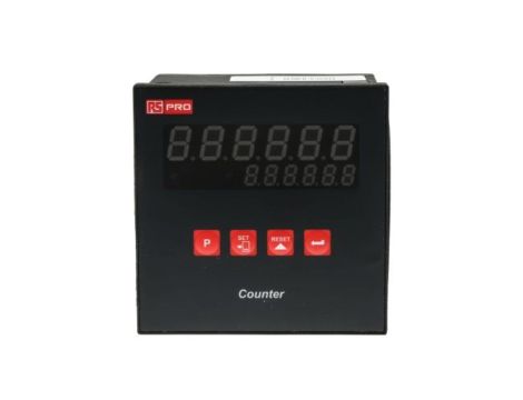 Licznik sekund LED 6-cyfrowy 230 V AC RS PRO