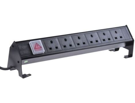 Przedłużacz 6 gniazd Typ G - brytyjski 3m 8399806