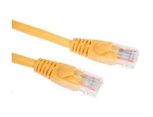 Kabel kat. 5e U/UTP Żółty 5m
