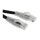 Kabel kategorii 6, Czarny, Wtyk RJ45/męski RJ45dł.: 3m, mat. koszulki: LSZH
