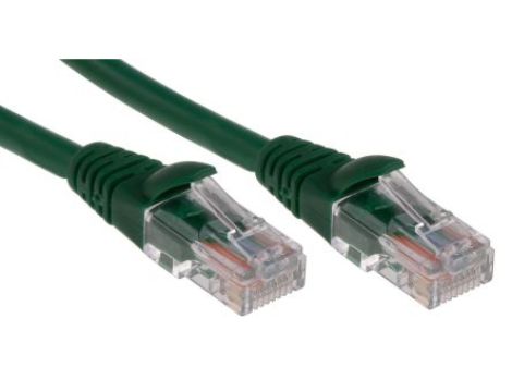 Kabel kat. 5e U/UTP Zielony 1m