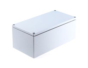 Puszka elektroinstalacyjna, 300 x 120 x 200mm, IP66, kolor Szary, materiał Stal miękka, RS PRO