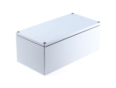 Puszka elektroinstalacyjna, 300 x 120 x 200mm, IP66, kolor Szary, materiał Stal miękka, RS PRO