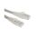 Kabel kategorii 6, Szary, Wtyk RJ45/męski RJ45dł.: 1m, mat. koszulki: PVC