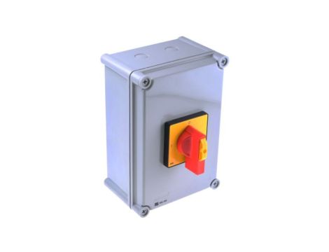 Przełącznik izolacyjny bez bezpiecznika 4-biegunowy NO/NC 40 A 15 kW 3-fazowy IP65