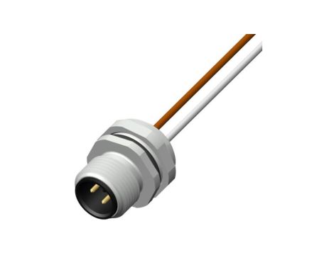 Złącze do montażu panelowego ze złączem Złącze M12 x Częściowo zdjęte, 4 A, 250 V, IP67, RS PRO