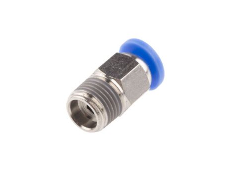Adapter gwintowany prosty gwint – rura, 10 barów