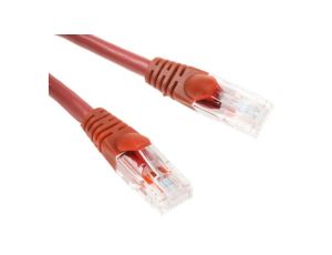 Kabel kat. 5e U/UTP Czerwony 5m