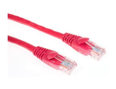 Kabel kat. 5e U/UTP Czerwony 10m