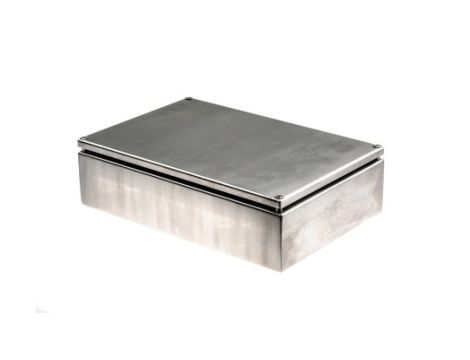 Puszka elektroinstalacyjna, 300 x 150 x 80mm, IP66, kolor Niemalowany, materiał Stal nierdzewna, RS PRO