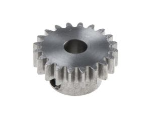 Koło zębate walcowe, moduł: 1, l.zębów: 20, śr. piasty: 14mm, śr. otworu: 6mm, Stal