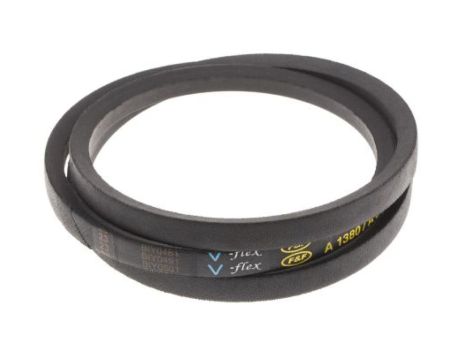 Pas napędowy, profil A, materiał: PET, guma, 13mm x 8mm x 1.35m, RS PRO