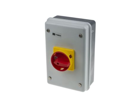 Przełącznik izolacyjny bez bezpiecznika 4-biegunowy 32 A 18,5 kW 3-fazowy IP54