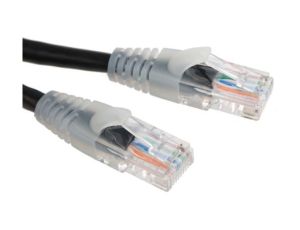 Kabel kat. 5e U/UTP Czarny 10m