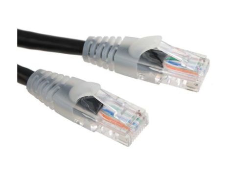 Kabel kat. 5e U/UTP Czarny 10m