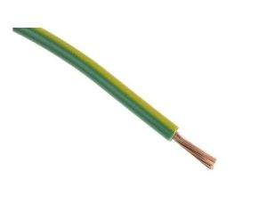 Przewód jednożyłowy linkowy, 2491X, 2,5 mm, 50/0,25 mm, 13 AWG, PVC, 750 V, Zielony/Żółty, dł. 100m, RS PRO