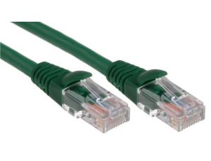Kabel kat. 5e U/UTP Zielony 500mm