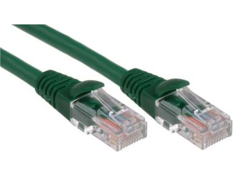 Kabel kat. 5e U/UTP Zielony 500mm