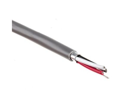 Wielożyłowy kabel przemysłowy Ekranowany 3 0,22 mm 1 A 300 V Polichlorek winylu PVC 4mm 100m RS PRO