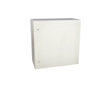 Szafka ścienna rozdzielcza RAL 7032, materiał: Stal, IP66, 600 x 600 x 300mm, RS PRO