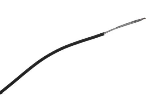 Przewód do urządzeń PTFE PTFE Szary, 100m 0,22 mm 7/0,2 mm, 300 V, -75 → +200C, Ø 0.95mm, RS PRO BS3G210